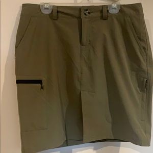 Eastern Mountain Sports Nylon Olive Green Utility Skort, 2